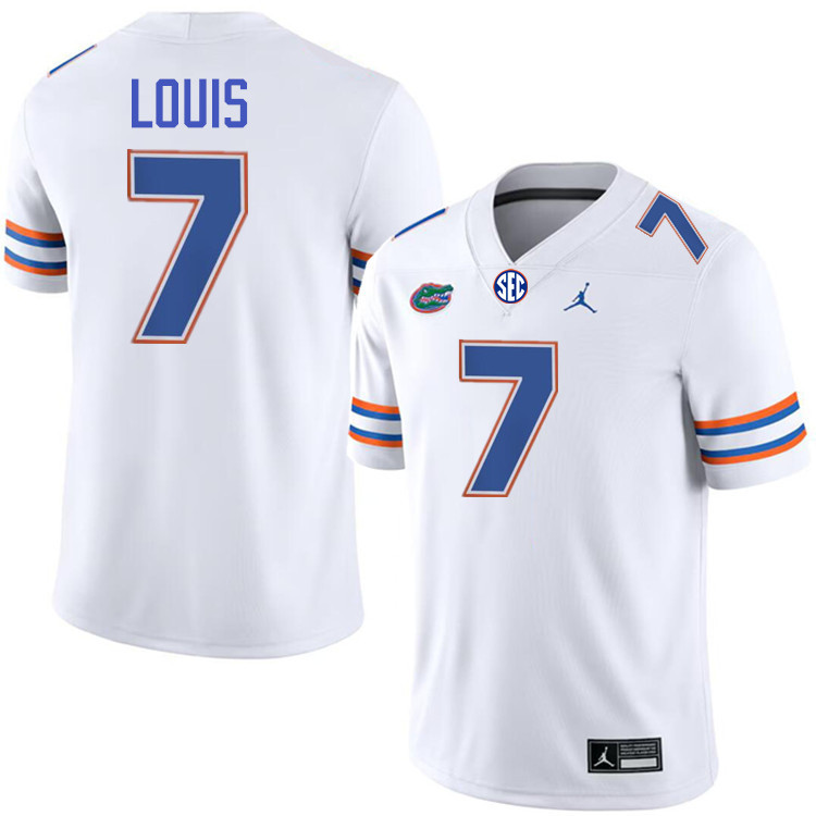 Byron Louis Florida Jersey,Florida Gators #7 Byron Louis Uniforms,Jersey Youth-White